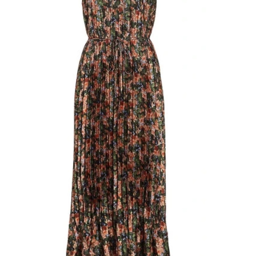 VINCE wild primrose midi dress